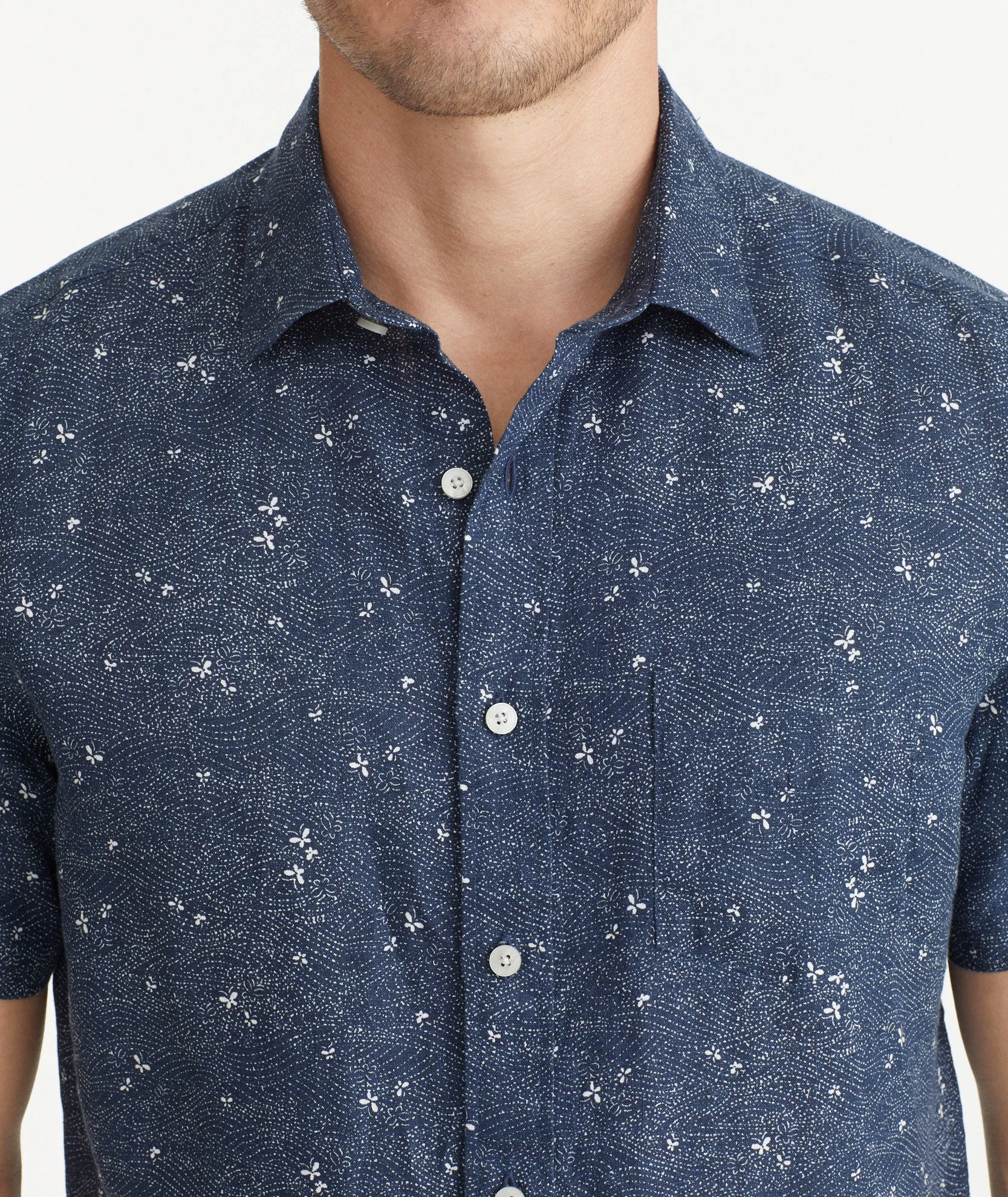 Linen Short-Sleeve Hopper Shirt - FINAL SALE