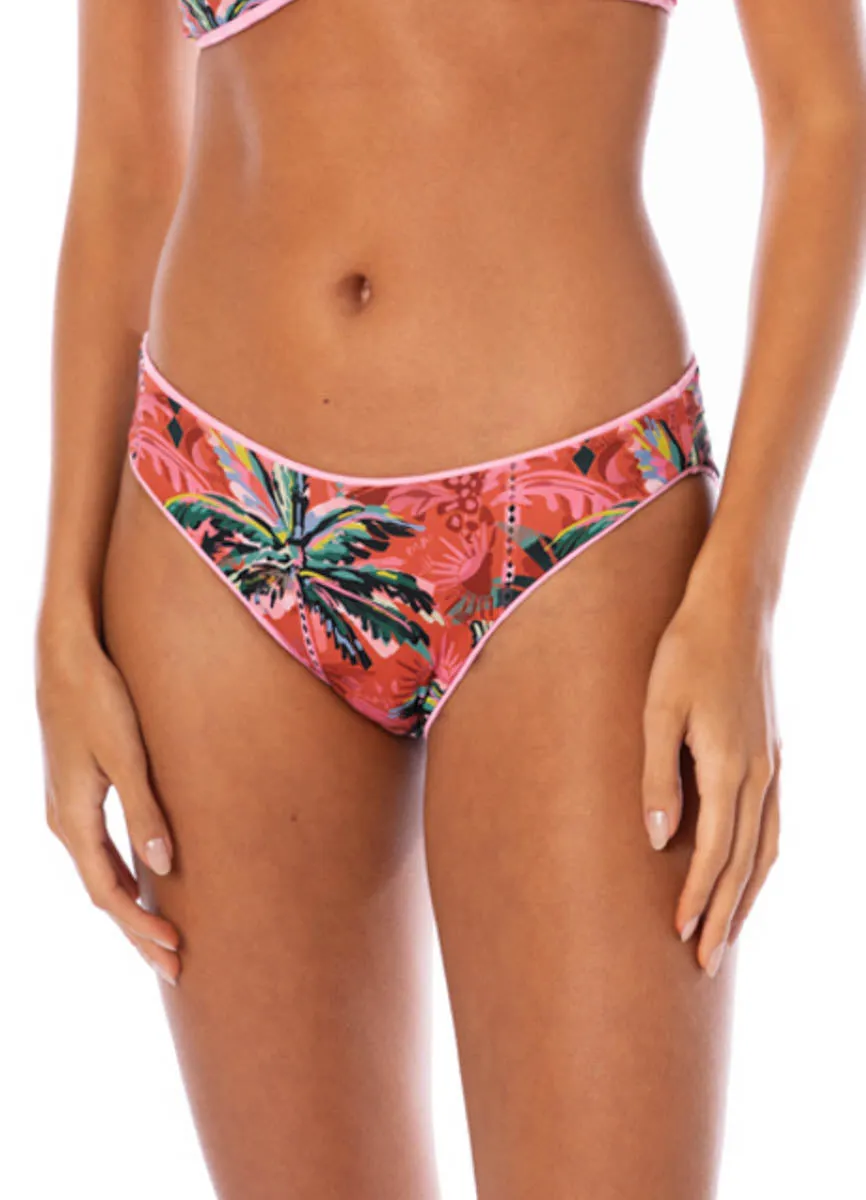 Maaji Blush Rose Sublimity Regular Rise Classic Bikini Bottom
