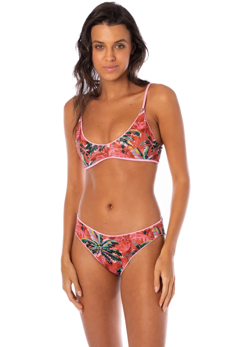 Maaji Blush Rose Sublimity Regular Rise Classic Bikini Bottom