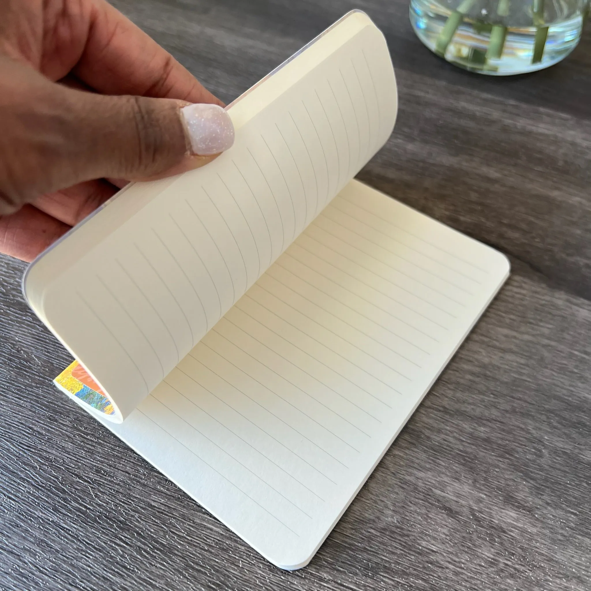 Monet's Chrysanthemums Lined A6 Cahier Soft Cover Journal