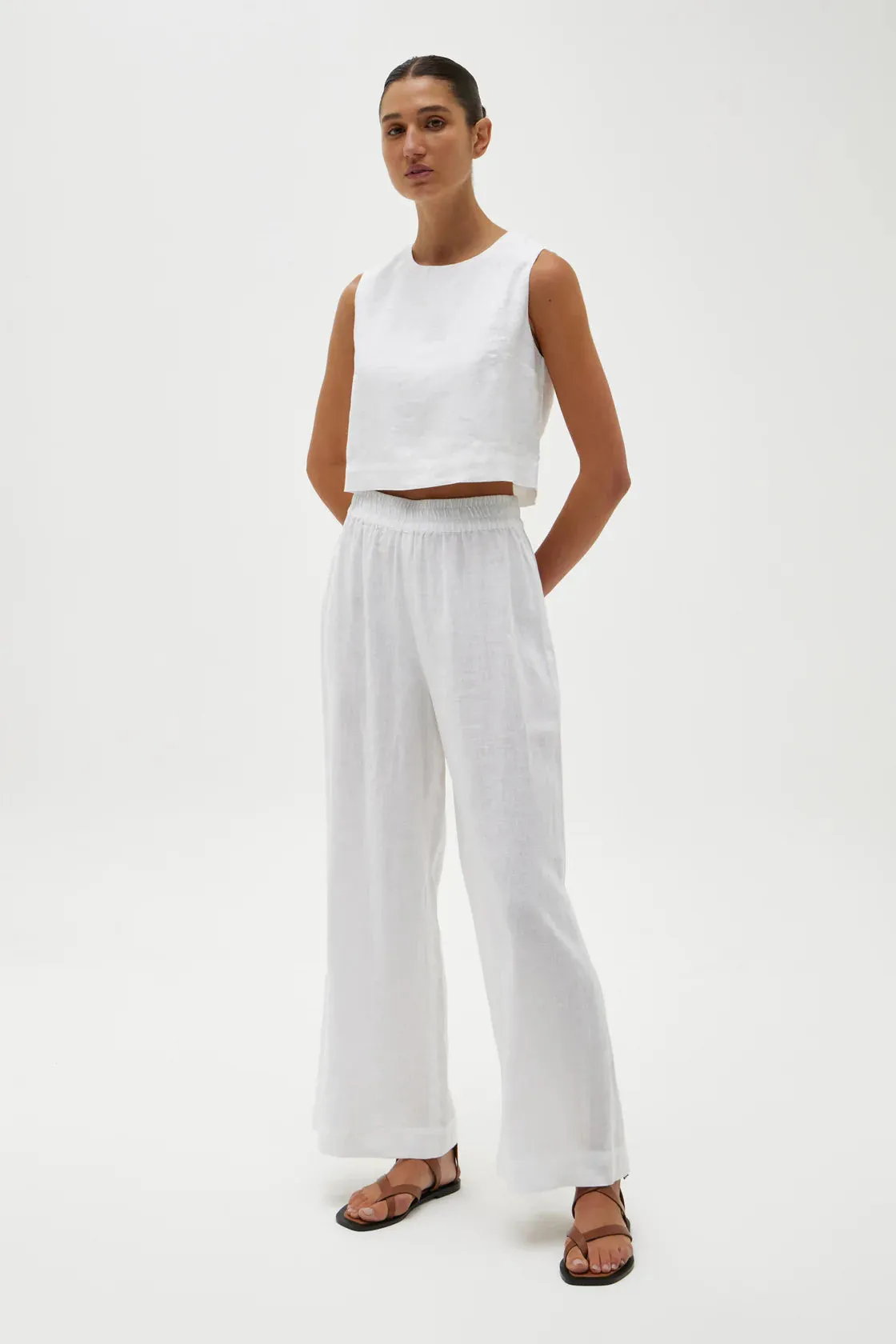 NILSA PANT | WHITE