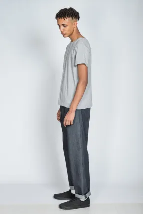 Grey Marl Organic Cotton and Bamboo T-Shirt - Sustainable Fashion Essential