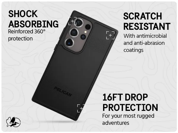 Protector Case For Samsung Galaxy S24 Ultra - Black