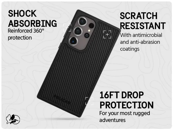 Protector Case For Samsung Galaxy S24 Ultra - Carbon