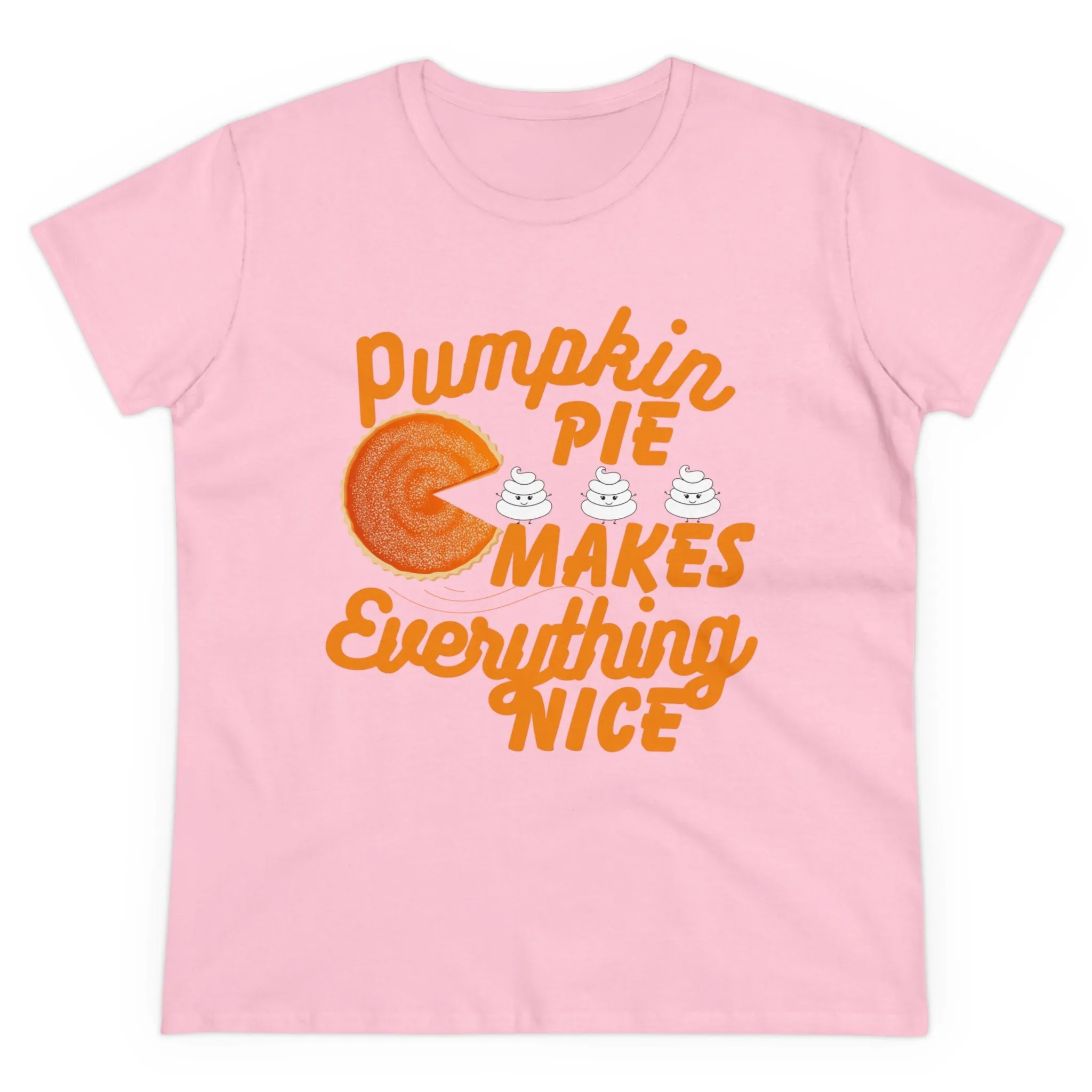 Pumpkin Spice Makes Everything Nice | Women's Midweight Cotton Tee