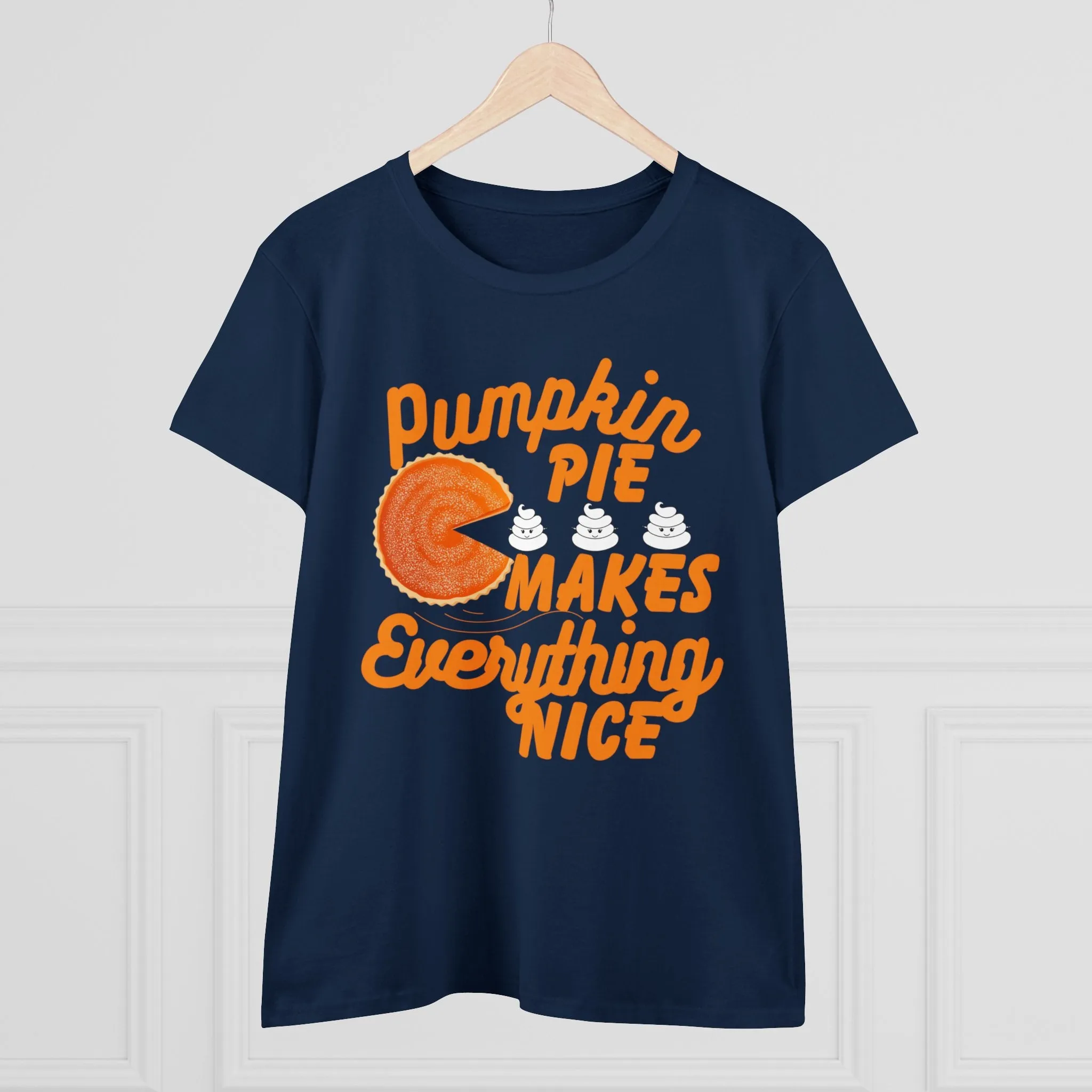 Pumpkin Spice Makes Everything Nice | Women's Midweight Cotton Tee