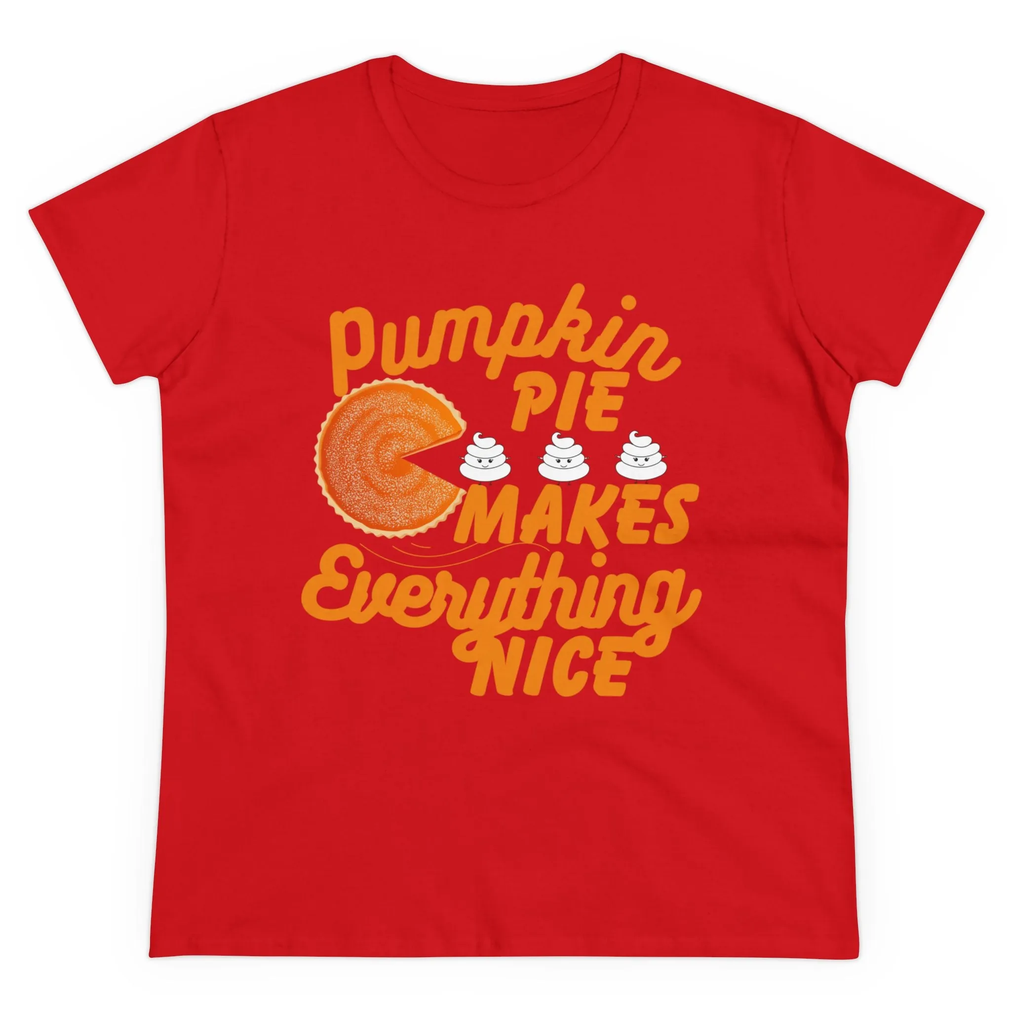 Pumpkin Spice Makes Everything Nice | Women's Midweight Cotton Tee