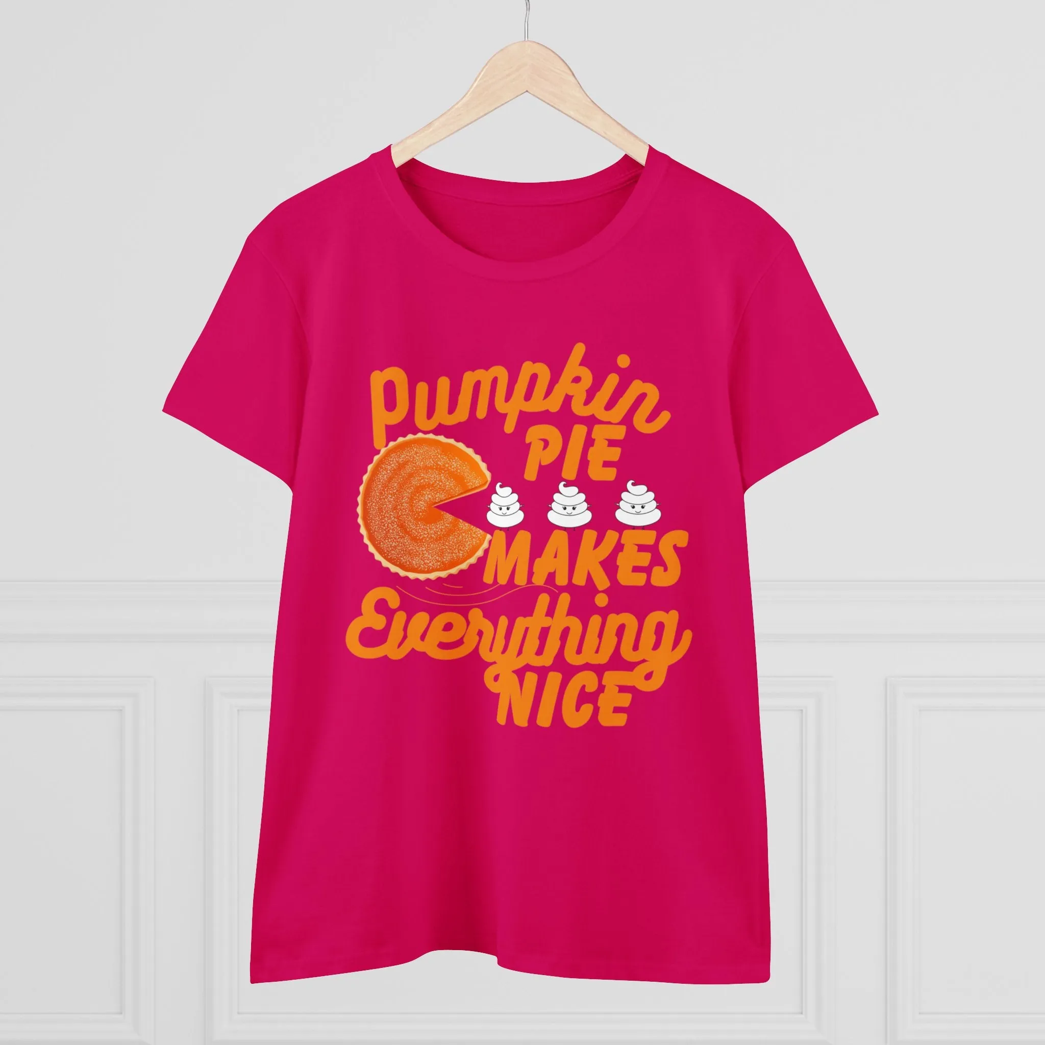 Pumpkin Spice Makes Everything Nice | Women's Midweight Cotton Tee