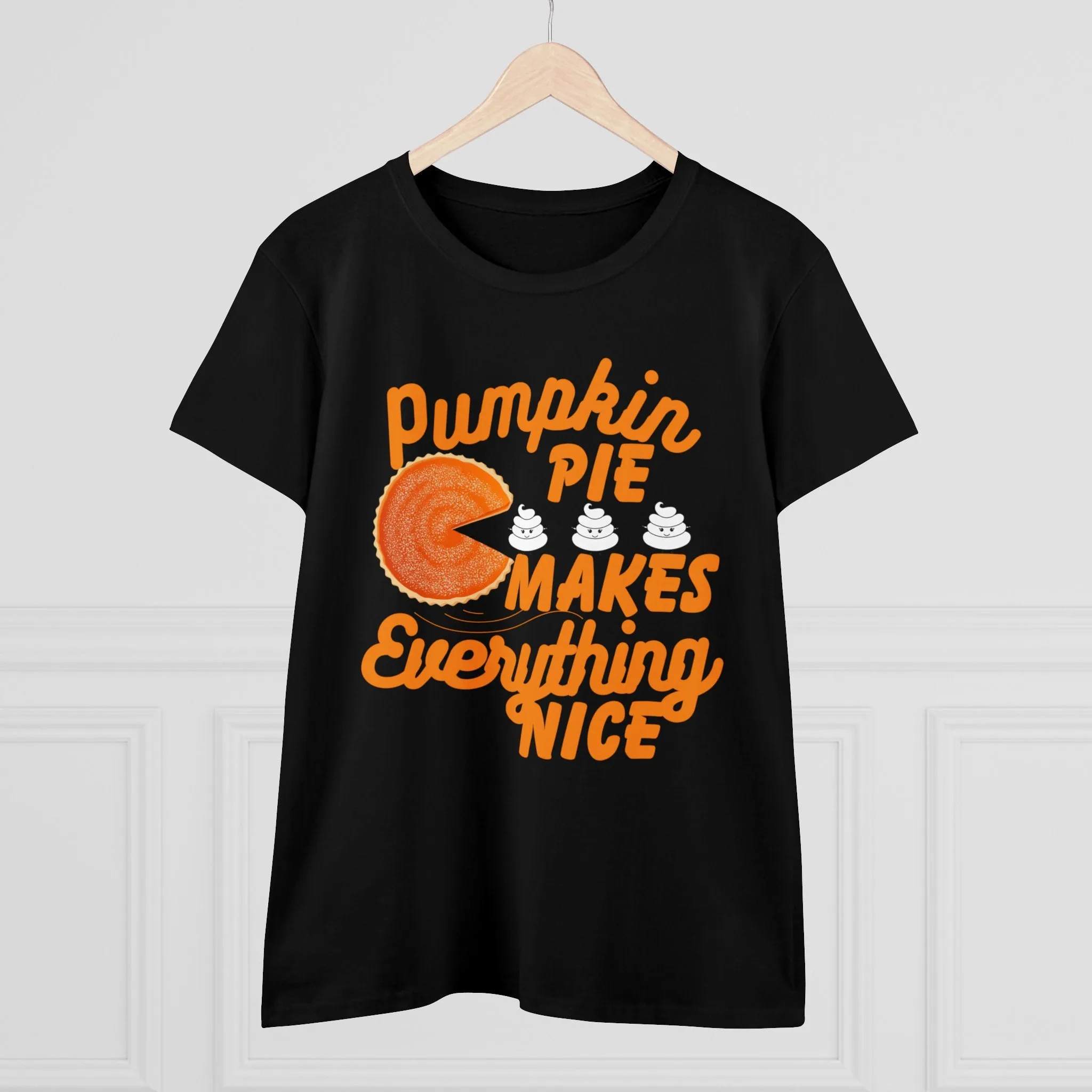 Pumpkin Spice Makes Everything Nice | Women's Midweight Cotton Tee