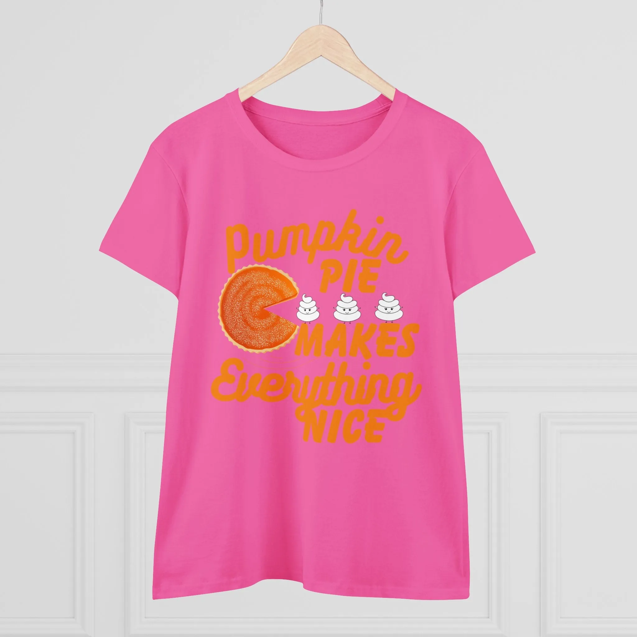 Pumpkin Spice Makes Everything Nice | Women's Midweight Cotton Tee