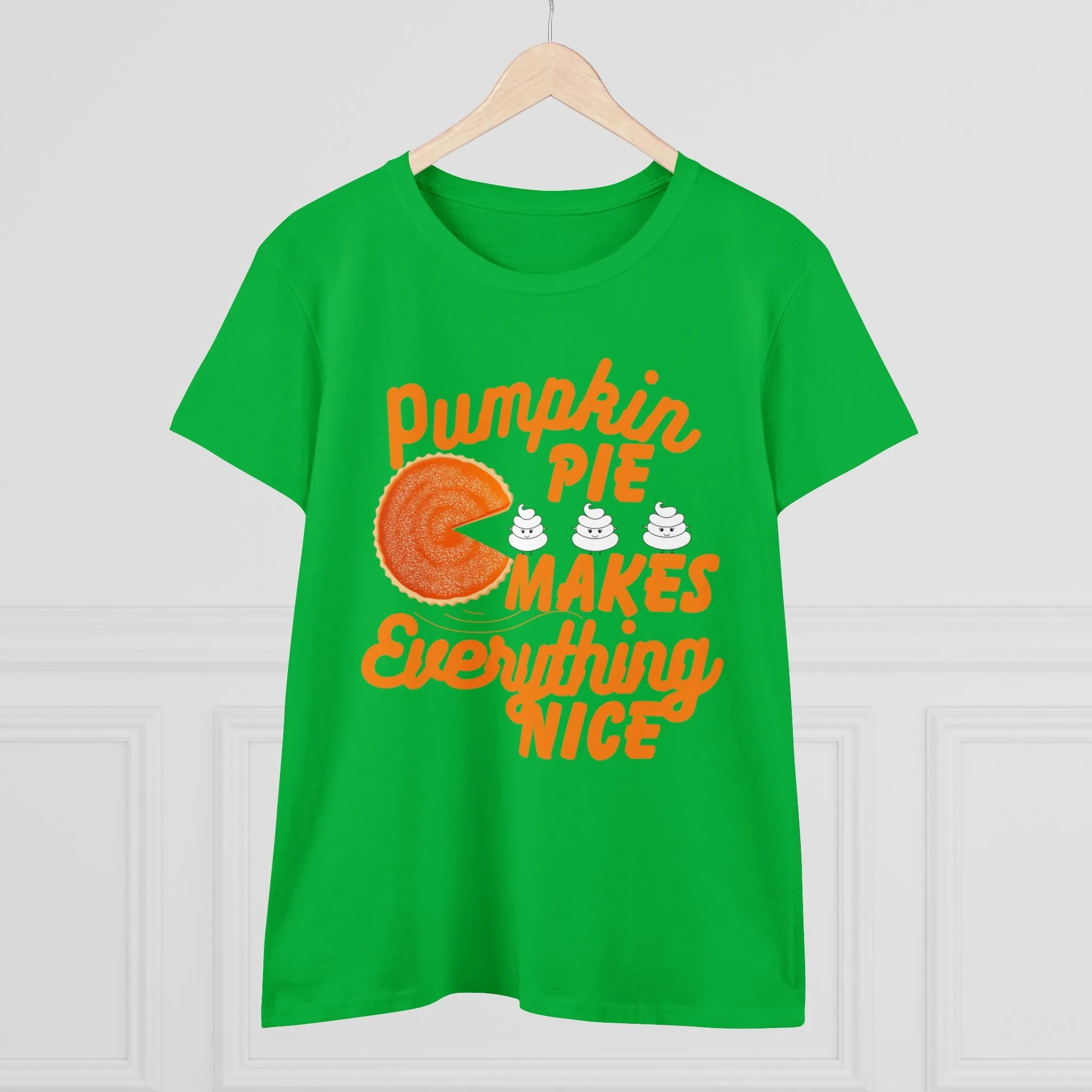 Pumpkin Spice Makes Everything Nice | Women's Midweight Cotton Tee