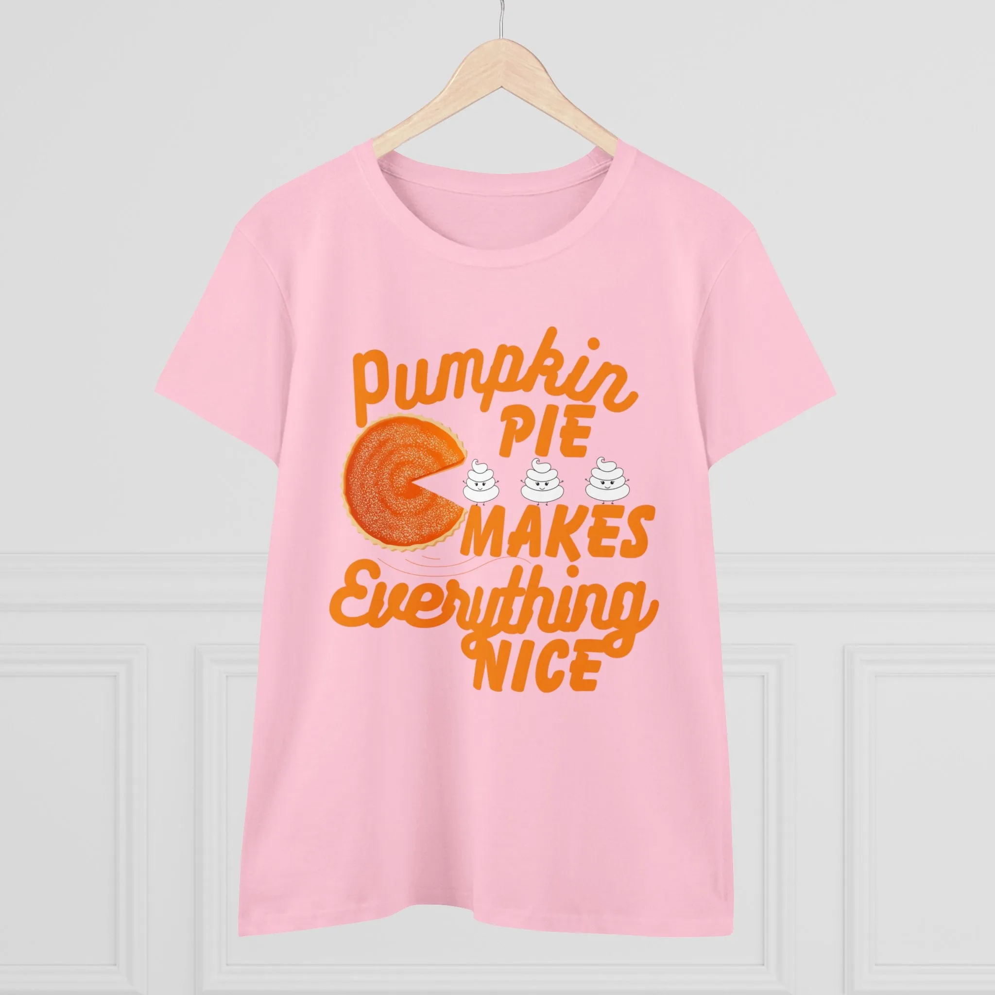 Pumpkin Spice Makes Everything Nice | Women's Midweight Cotton Tee