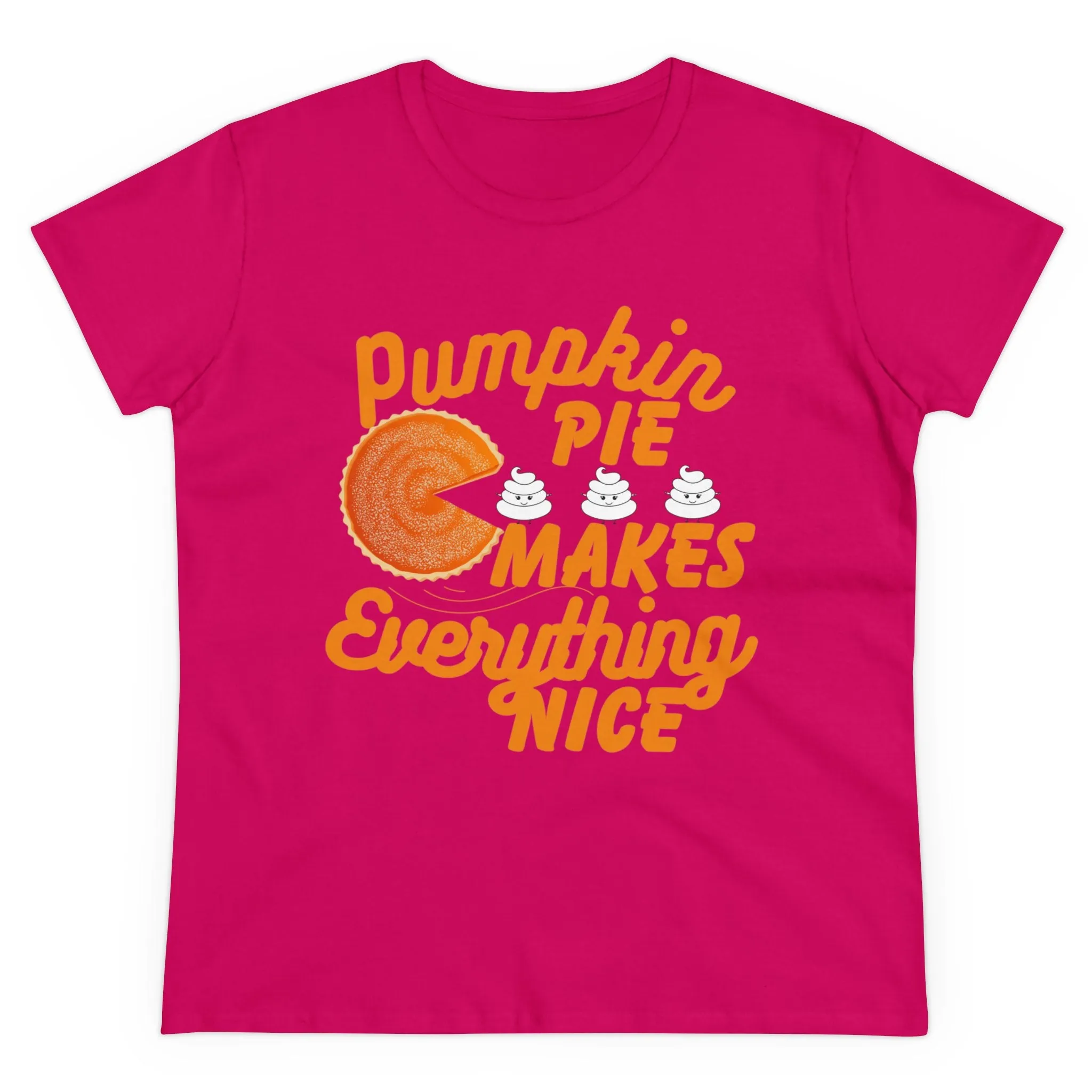 Pumpkin Spice Makes Everything Nice | Women's Midweight Cotton Tee
