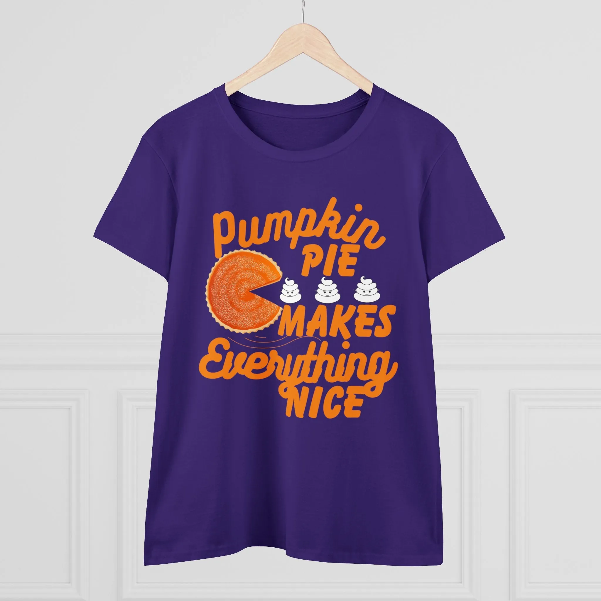 Pumpkin Spice Makes Everything Nice | Women's Midweight Cotton Tee