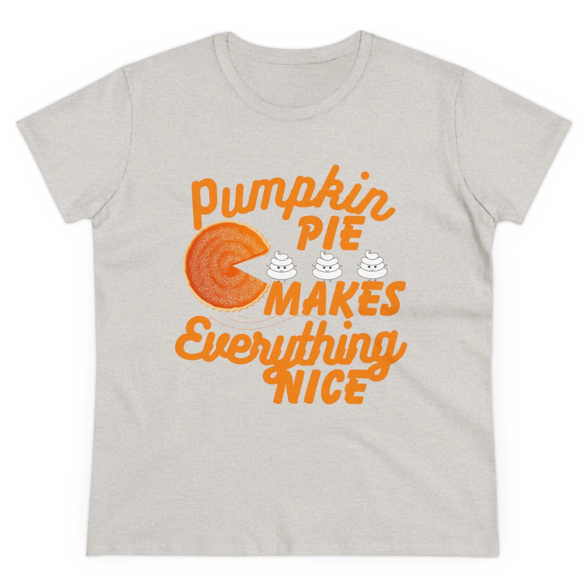 Pumpkin Spice Makes Everything Nice | Women's Midweight Cotton Tee