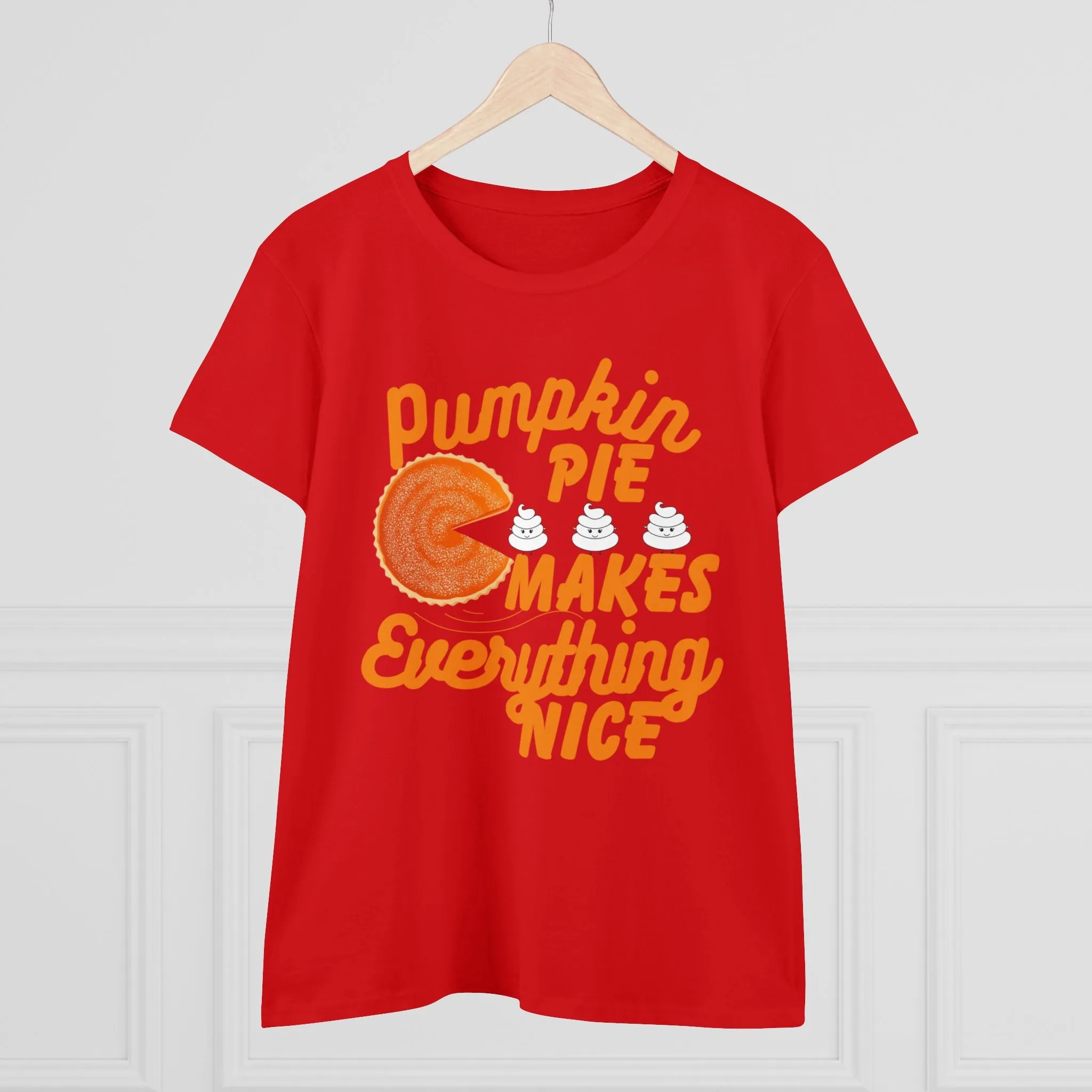Pumpkin Spice Makes Everything Nice | Women's Midweight Cotton Tee