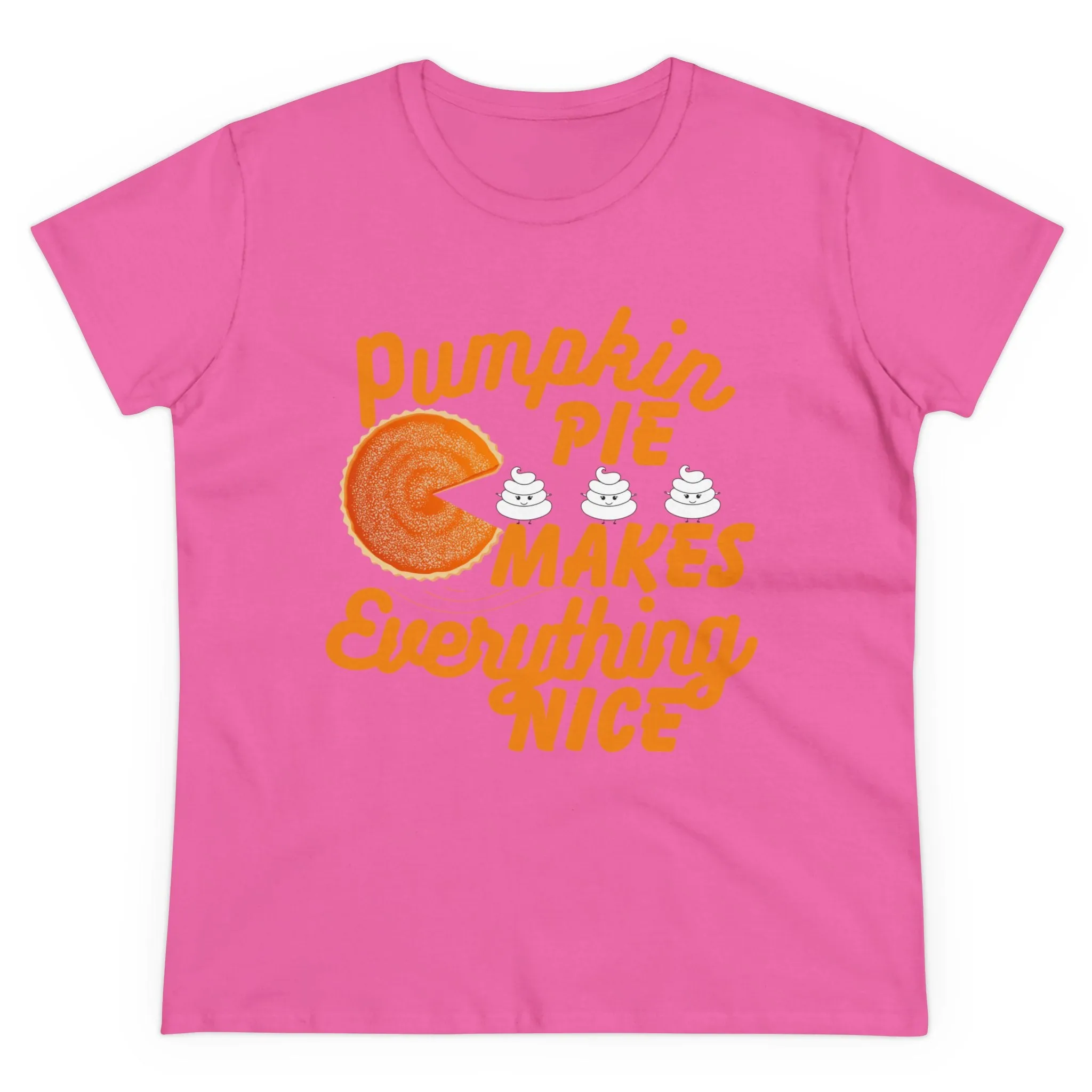Pumpkin Spice Makes Everything Nice | Women's Midweight Cotton Tee