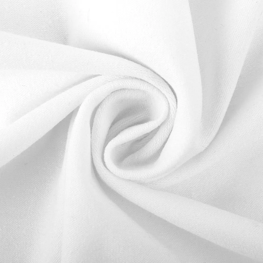 RECYCLED Cotton Lycra Knit - White