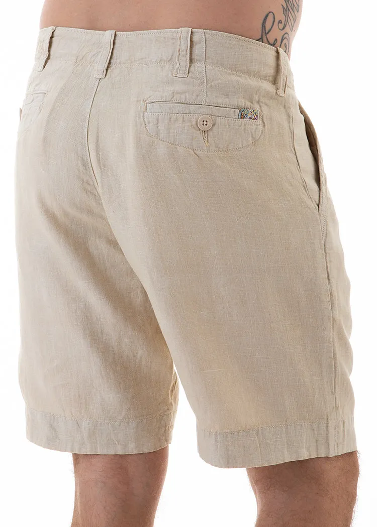 REEF NATURAL LINEN SHORT