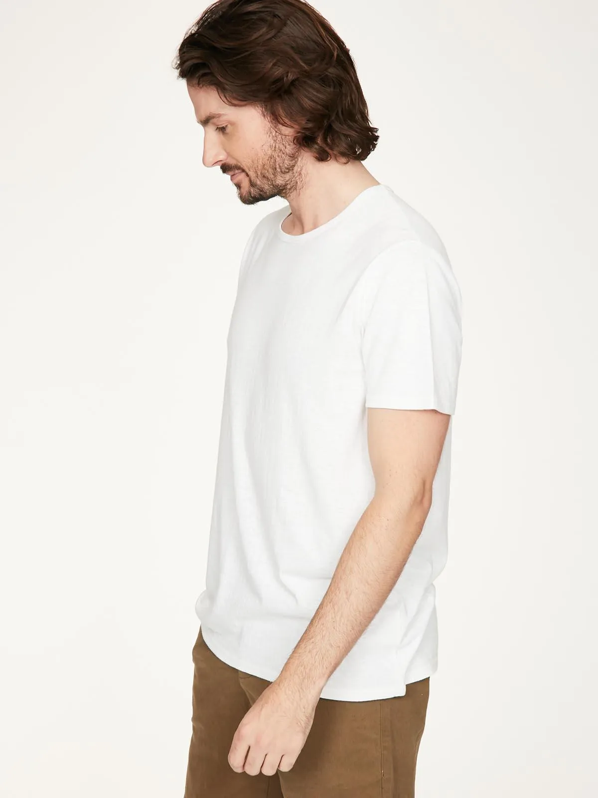 Samuele Hemp Tee - White