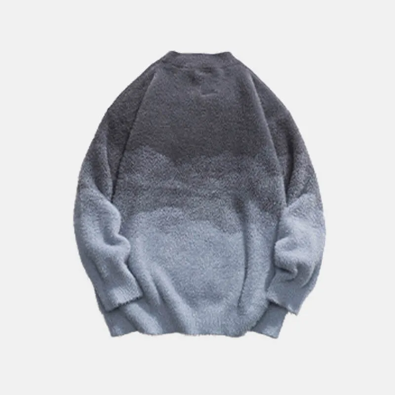 Sand Gradient Beige Aesthetic Sweater