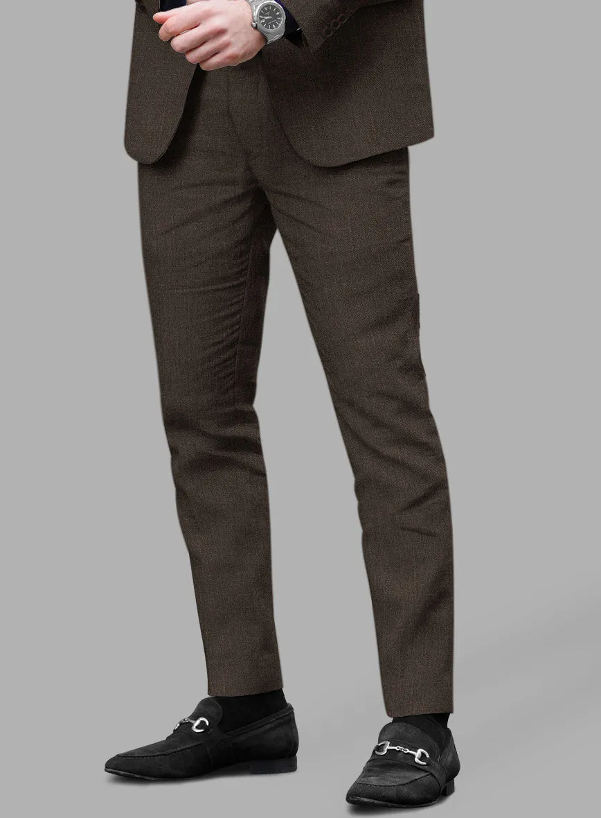 Solbiati Pericle Dark Brown Linen Pants