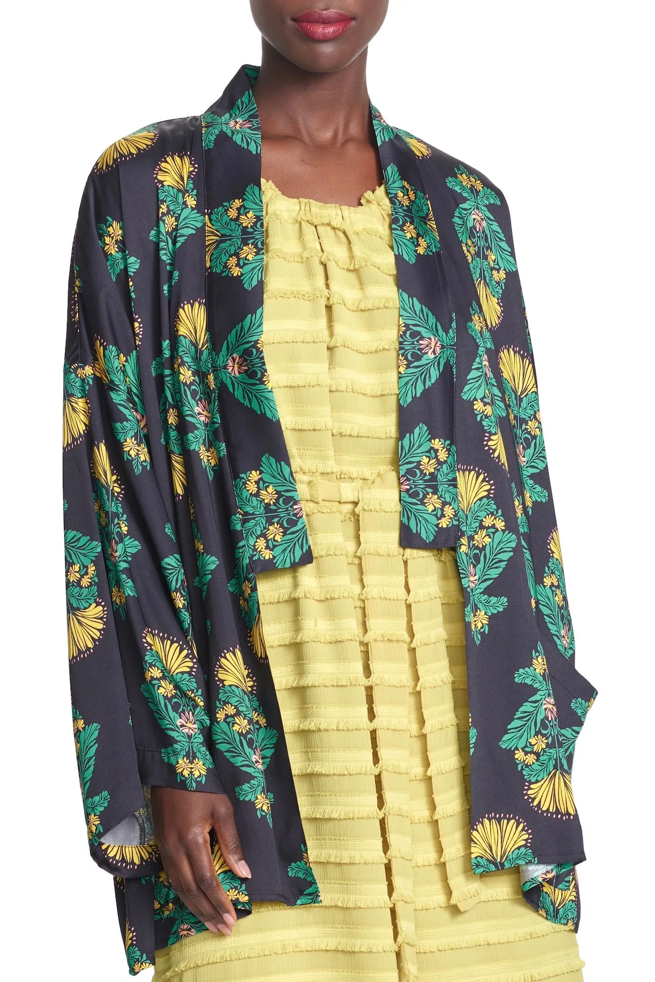 THE ADELIE TOPPER- FORSYTHIA FLOWER- ECO