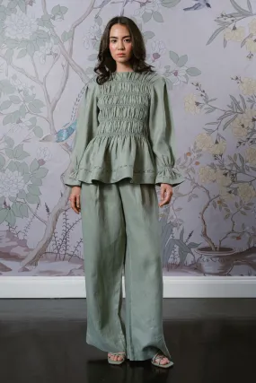 The Great Linen Trousers in Sage