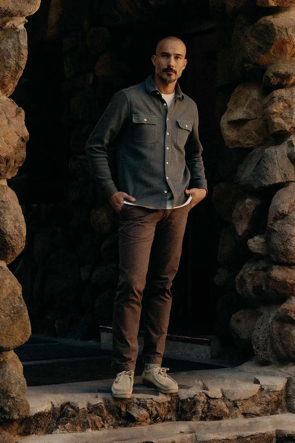 THE LEDGE SHIRT Deep Sea Twill
